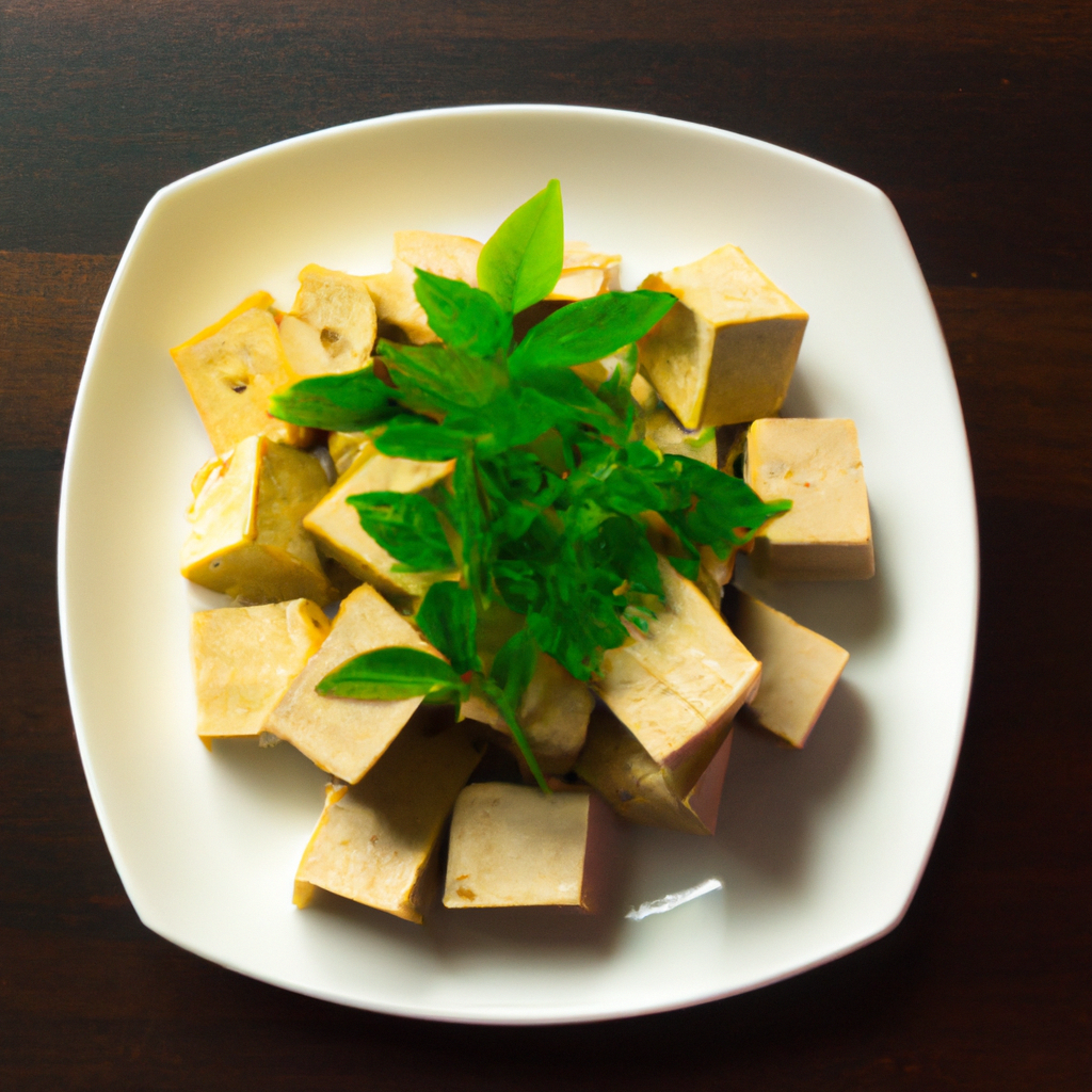 Crispy Tofu With Lemongrass And Garlic