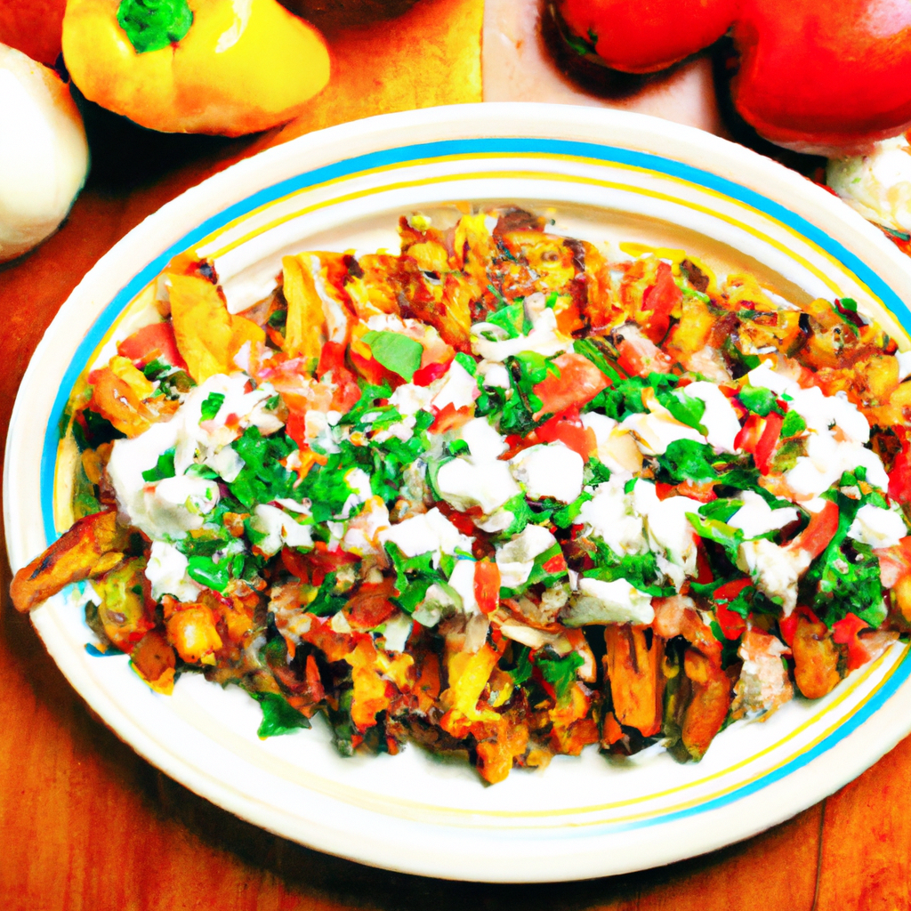 Escalivada Con Queso Roasted Vegetables With Cheese