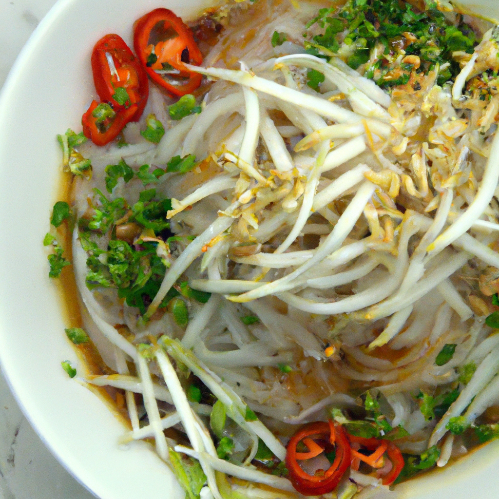 Bun Thit Chay Vietnamese Vegetarian Noodle Soup