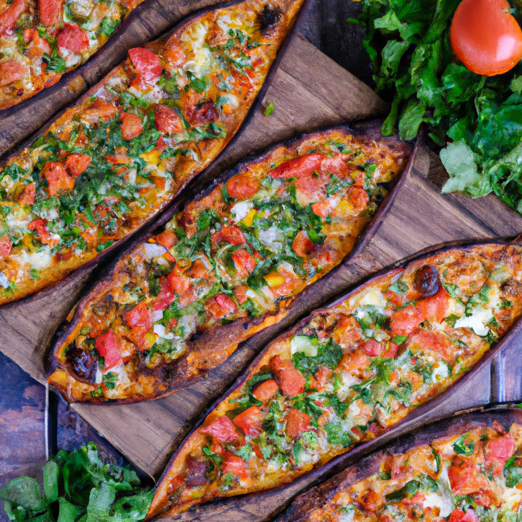 Lahmacun Vegetarian Turkish Pizza