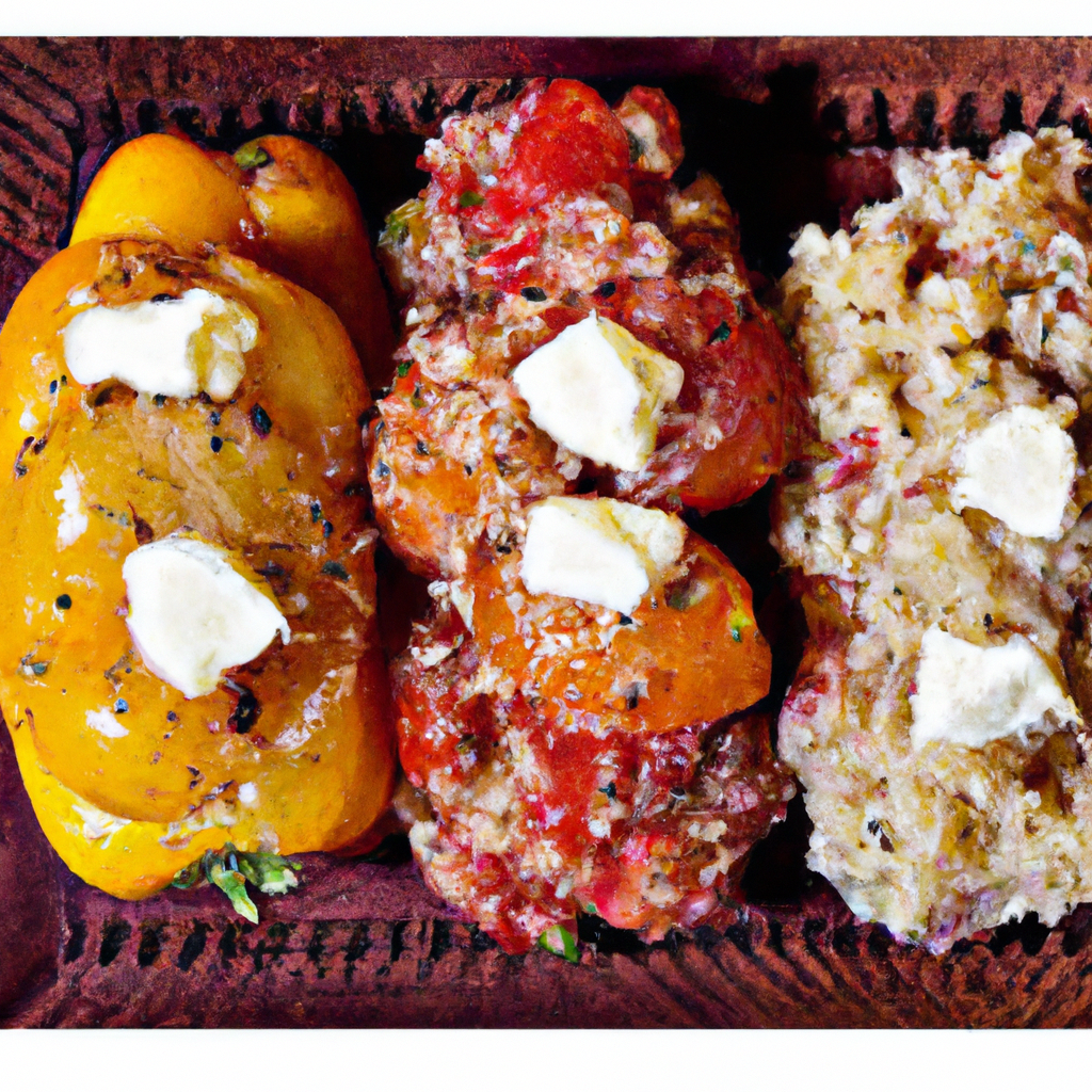 Baked Greek Stuffed Tomatoes