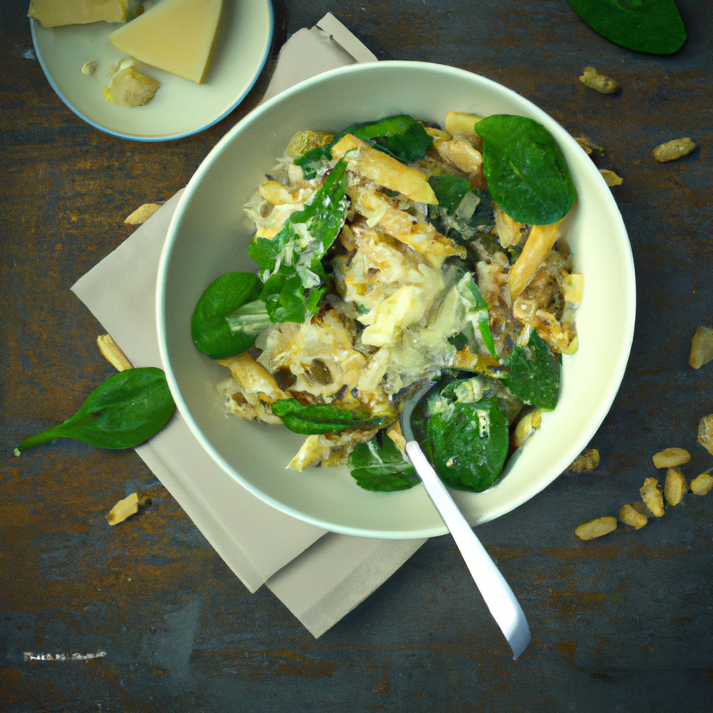 Pasta With Spinach And Pine Nuts