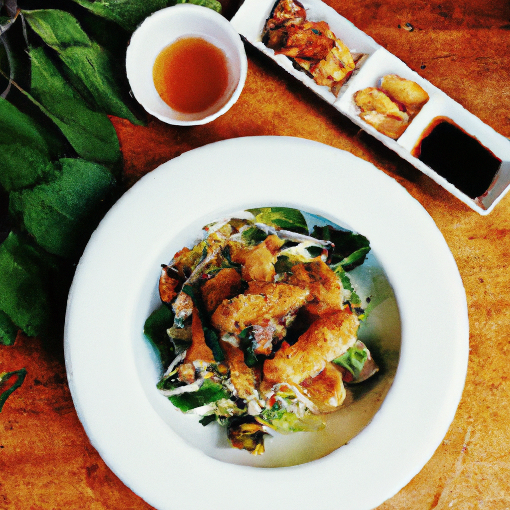 Vegetarian Banh Beo Vietnamese Steamed Rice Cakes