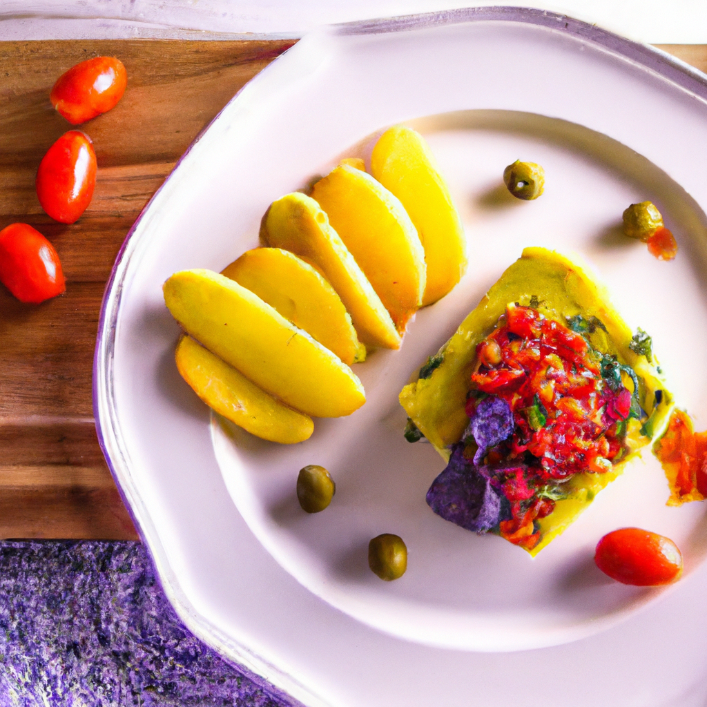 Vegetarian Causa With Cherry Tomatoes