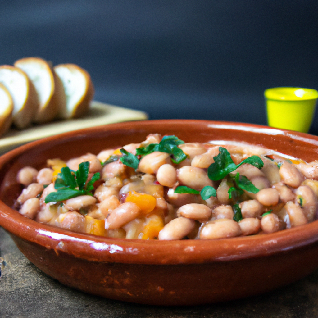 Feij&atilde;o Branco Com Legumes White Beans With Vegetables