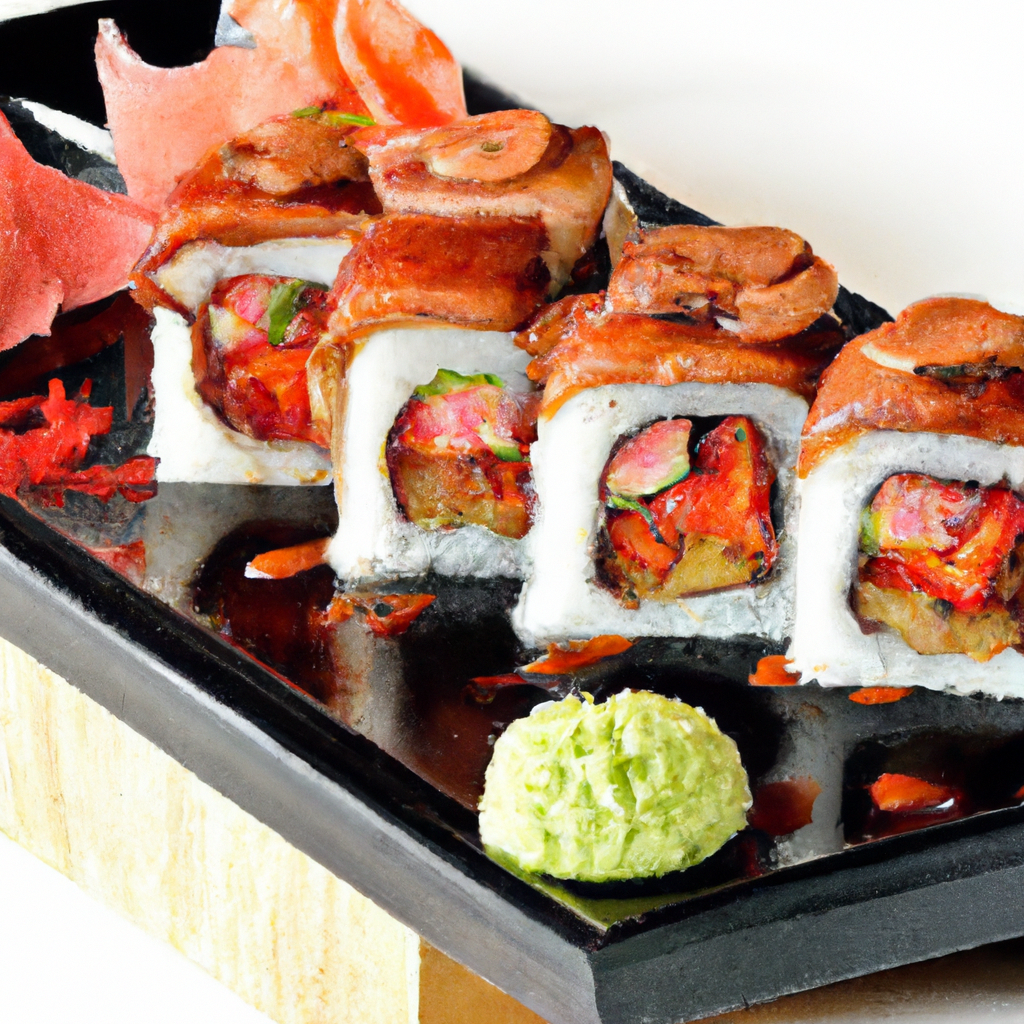 Teriyaki Mushroom Sushi
