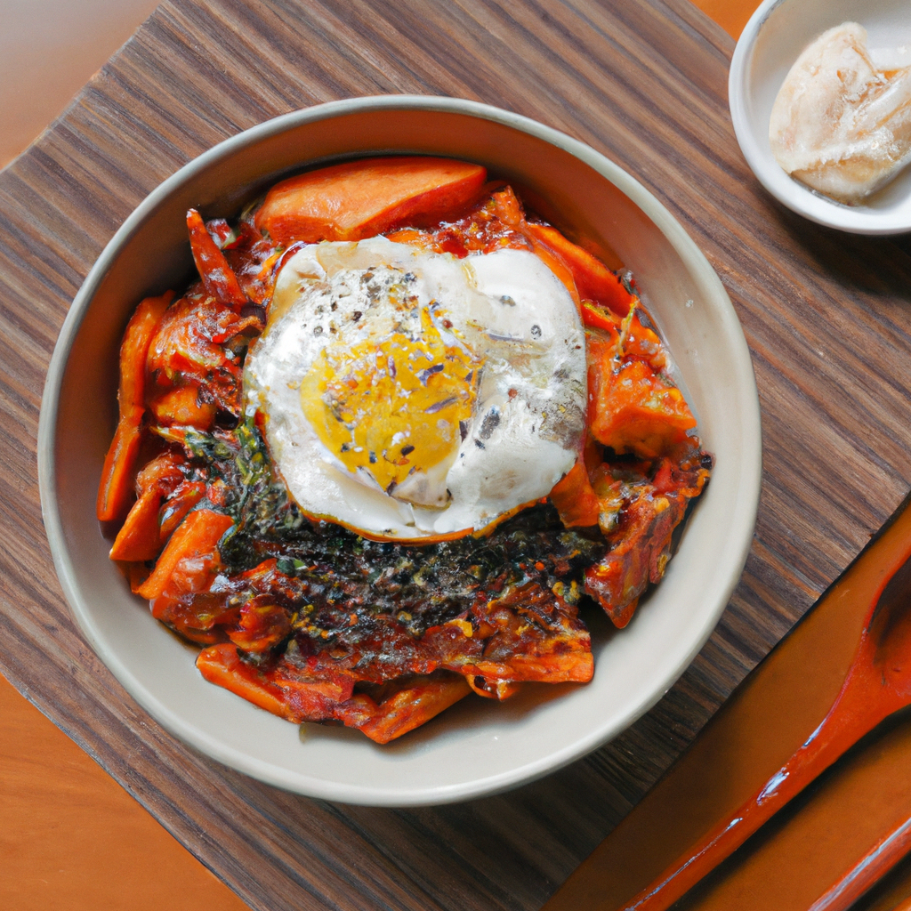 Bibimbap With Sweet Potatoes