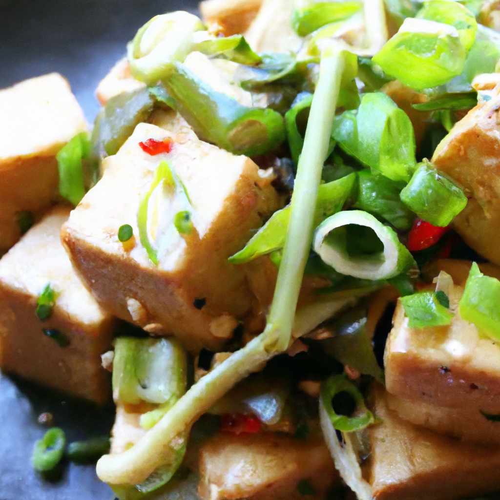 Tofu And Scallion Stir Fry
