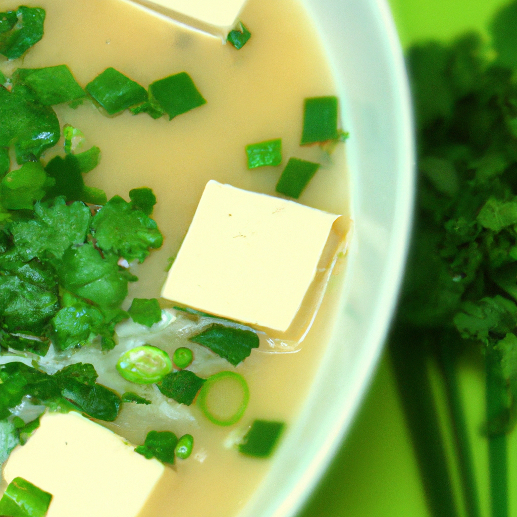 Tofu And Mushroom Soup