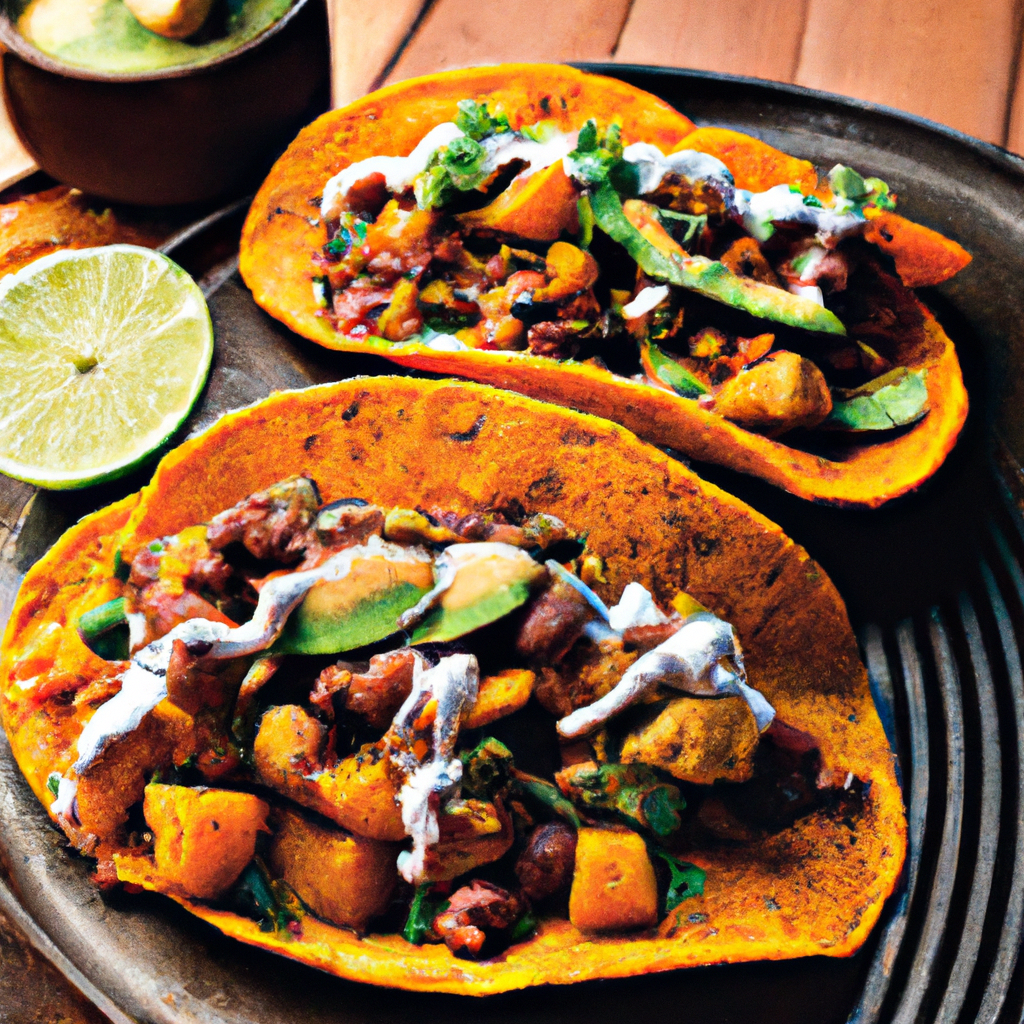 Spicy Black Bean And Sweet Potato Tacos