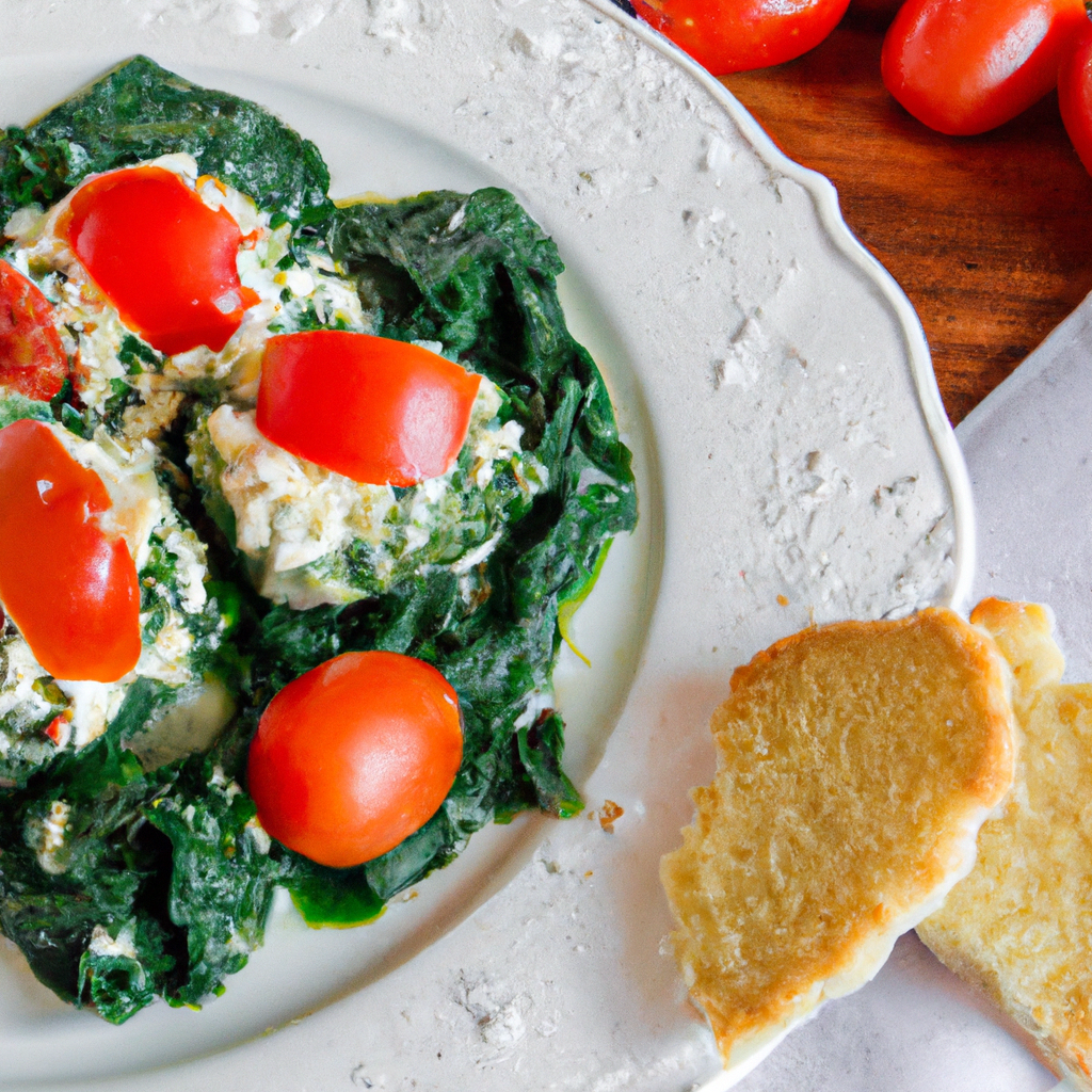 Spinach And Feta Stuffed Tomatoes