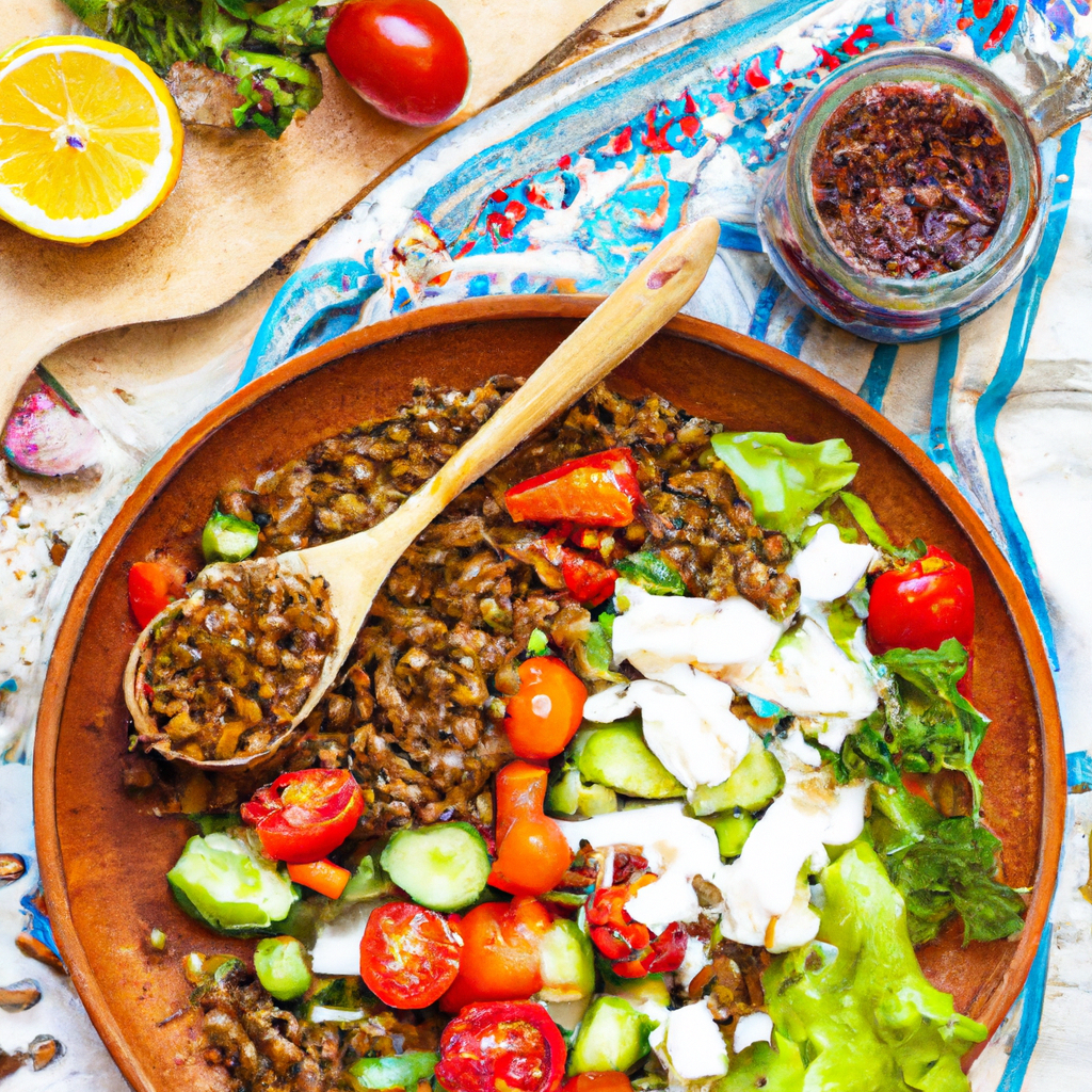 Greek Style Lentil Salad