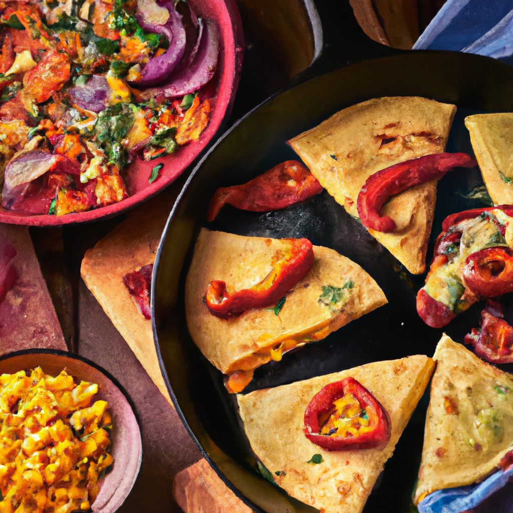 Grilled Sweet Potato And Corn Quesadillas