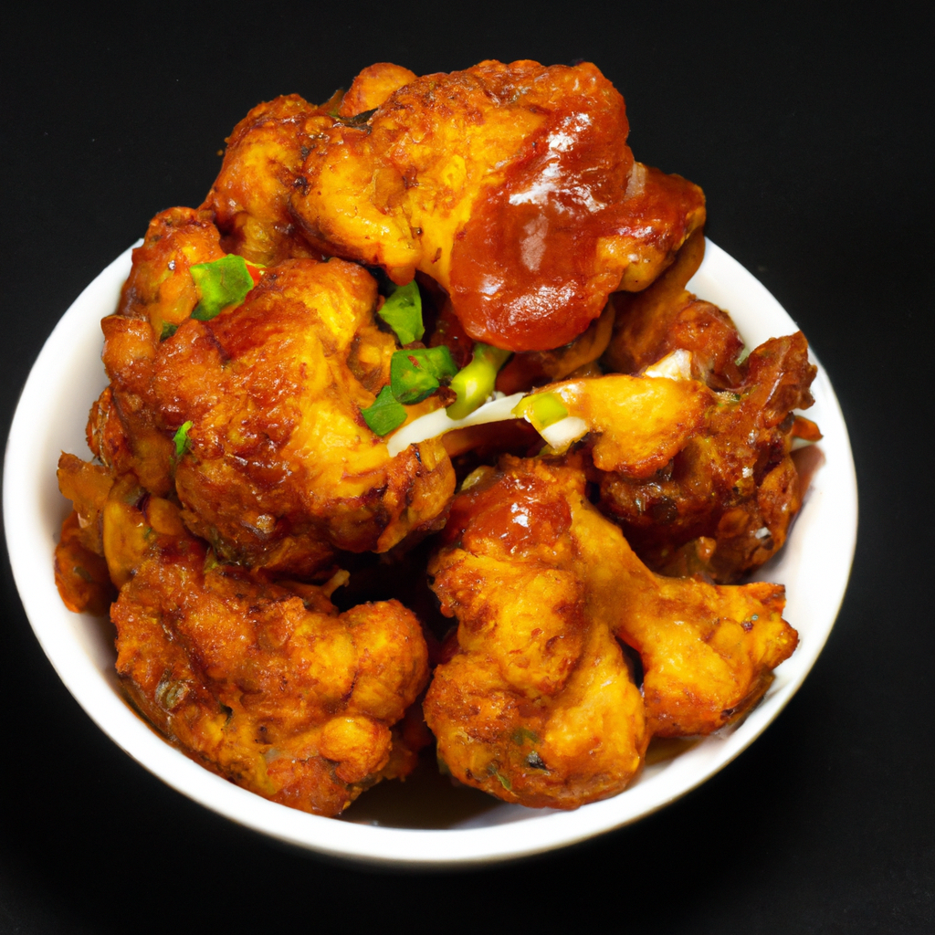 Crispy Cauliflower In Orange Sauce