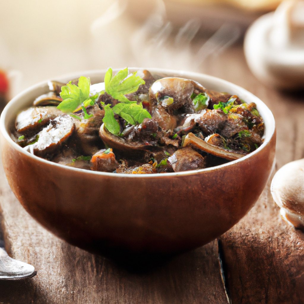 Guiso De Champi&ntilde;ones Mushroom Stew