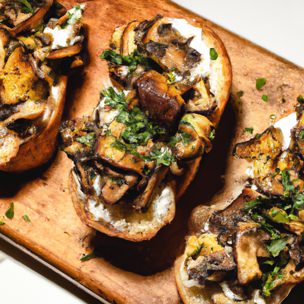 Mushroom And Brie Crostini