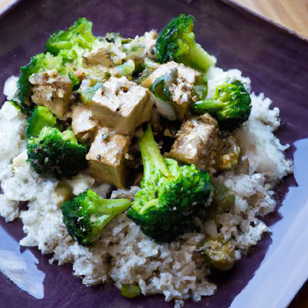Garlic Ginger Broccoli And Tofu