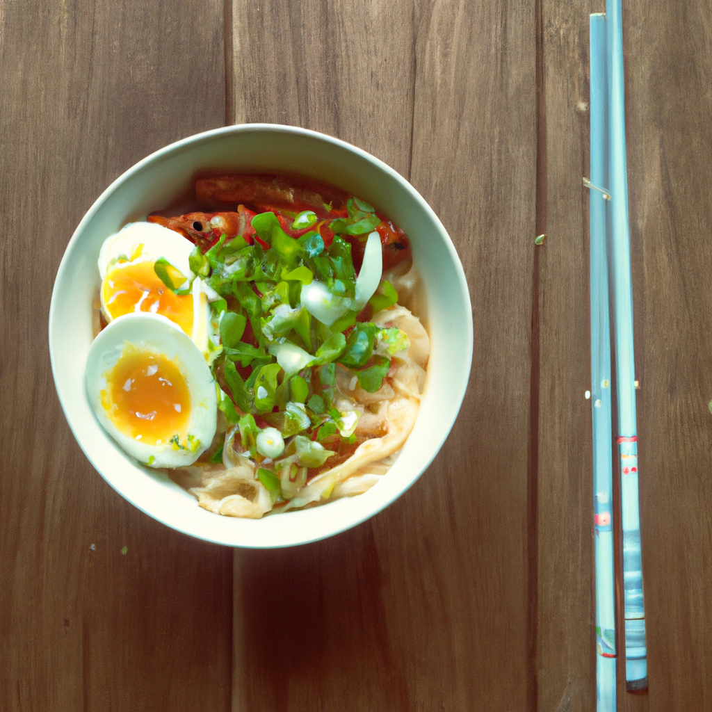 Vegetarian Kimchi Ramen