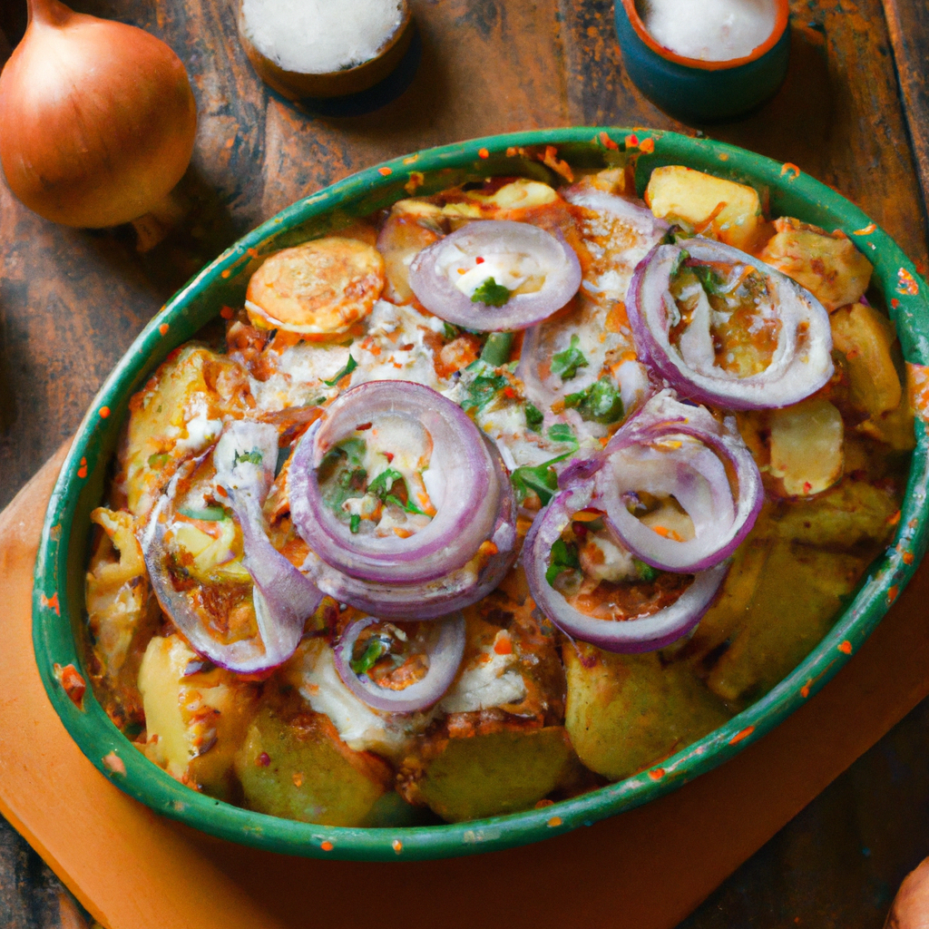 Peruvian Potato And Cheese Bake