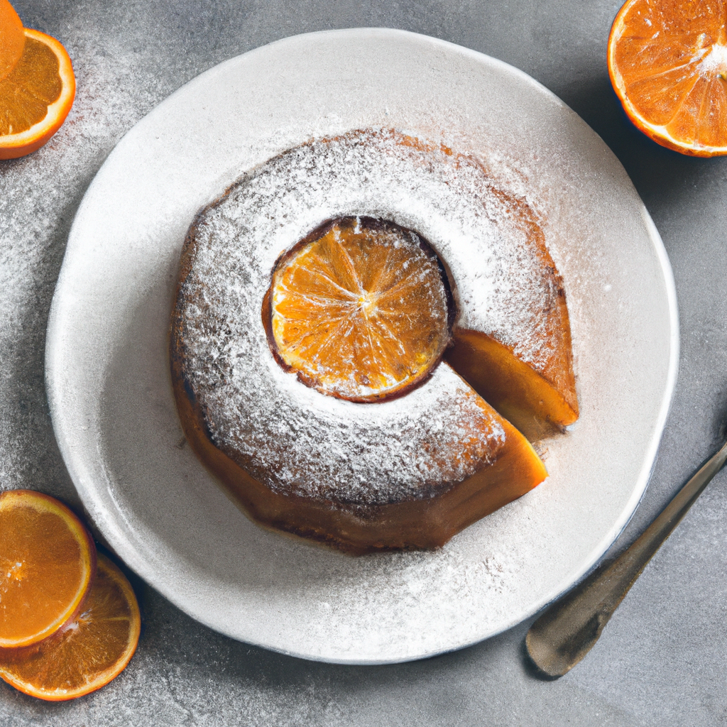 Torta De Cenoura Com Laranja Carrot And Orange Pie