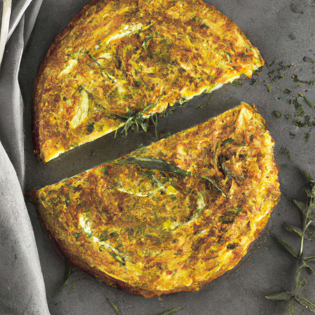 Tortilla De Patatas Y Queso Potato And Cheese Omelette