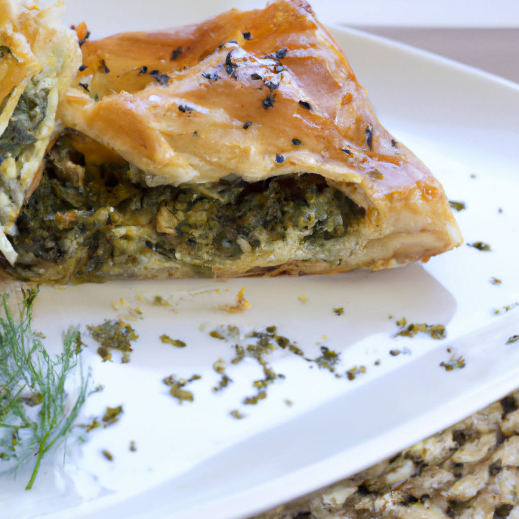 Spinach And Feta Filo Pie