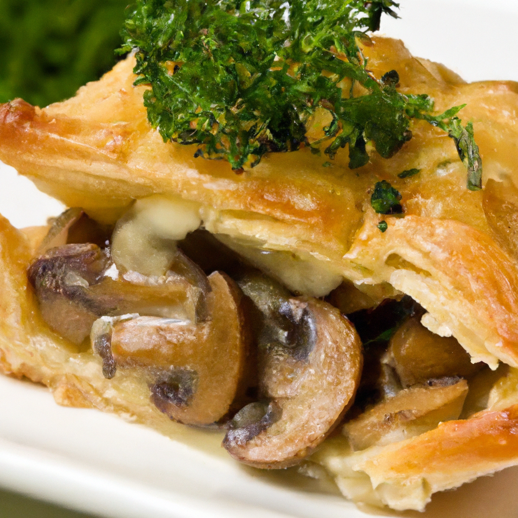Creamy Mushroom Vol Au Vent