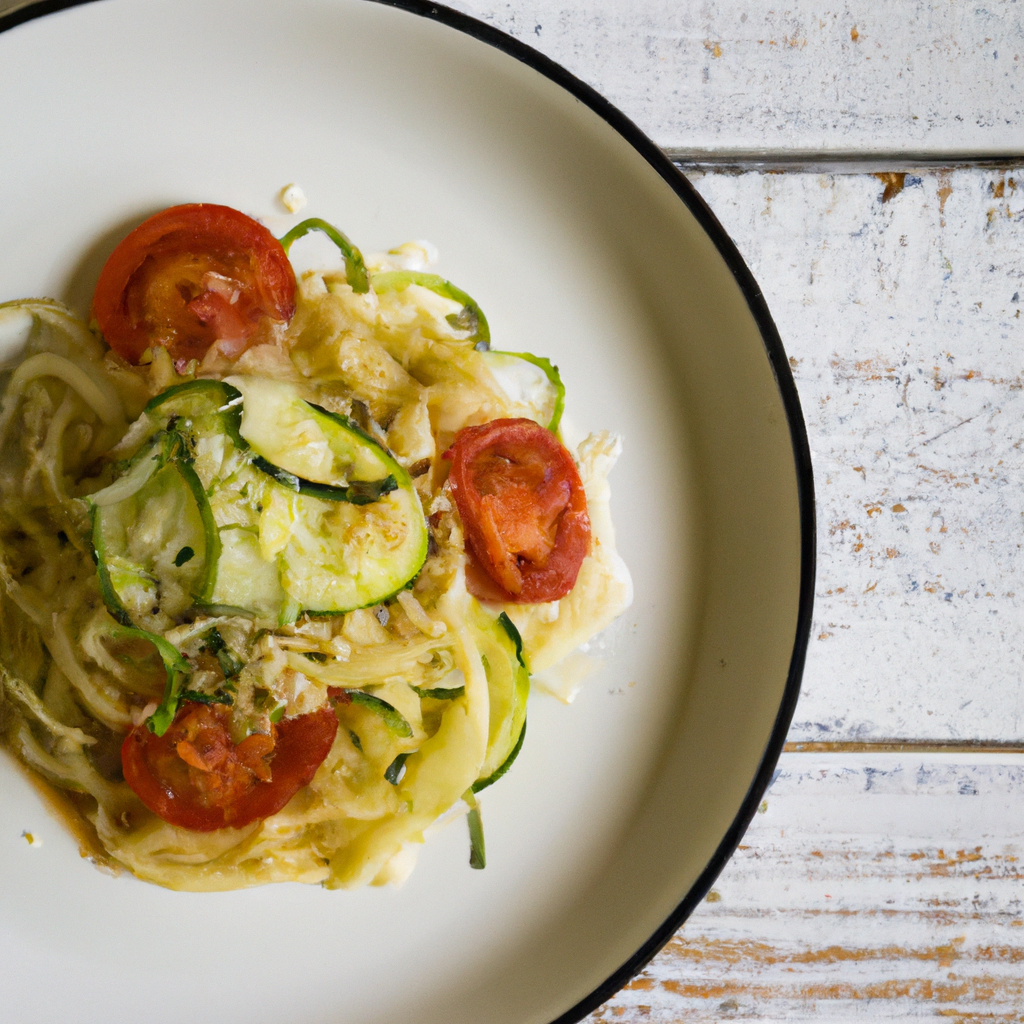 Zucchini And Tomato Pasta