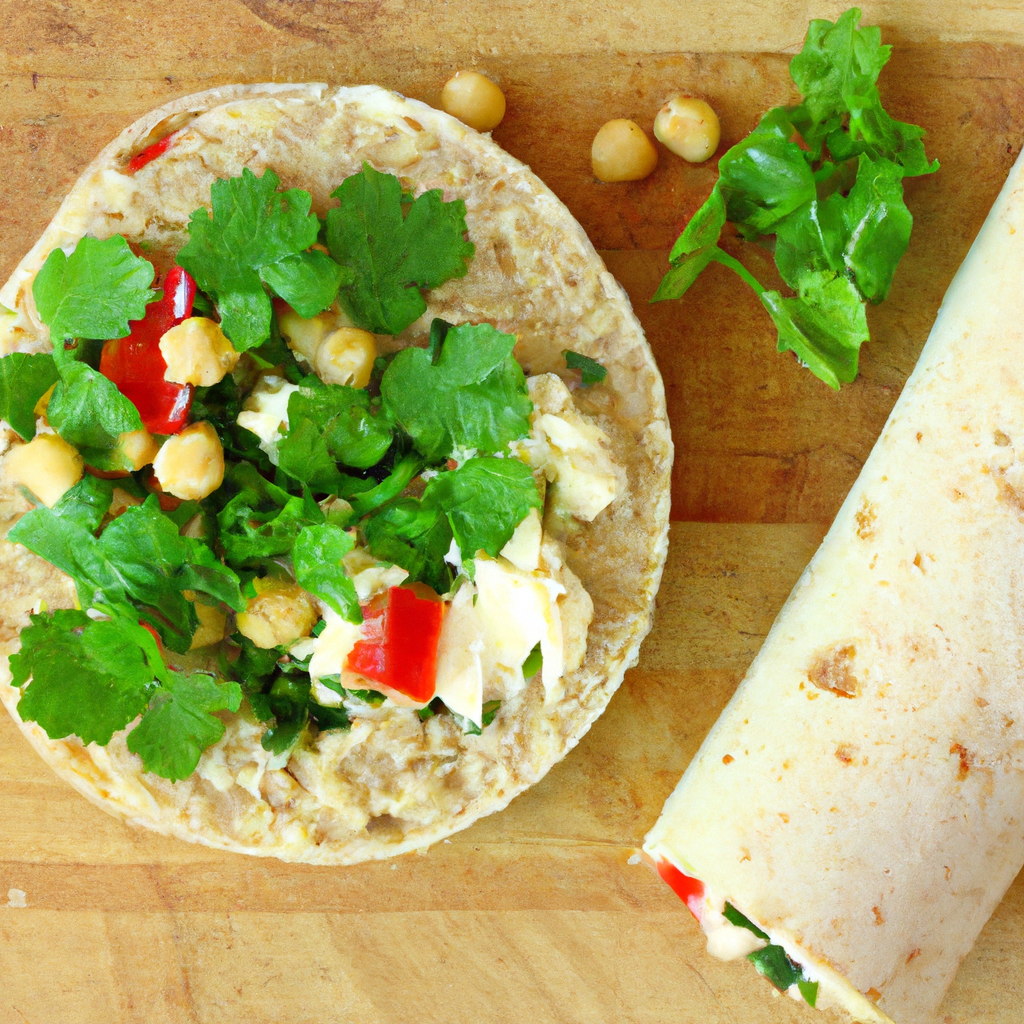 Quinoa And Hummus Wrap