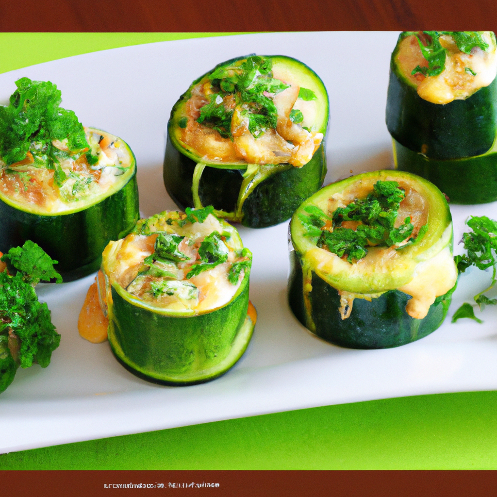 Calabacines Rellenos De Arroz Stuffed Zucchini With Rice