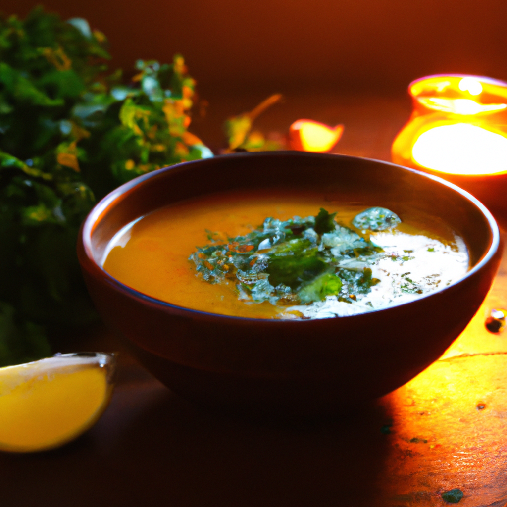 Vegetarian Moroccan Soup With Vegetables