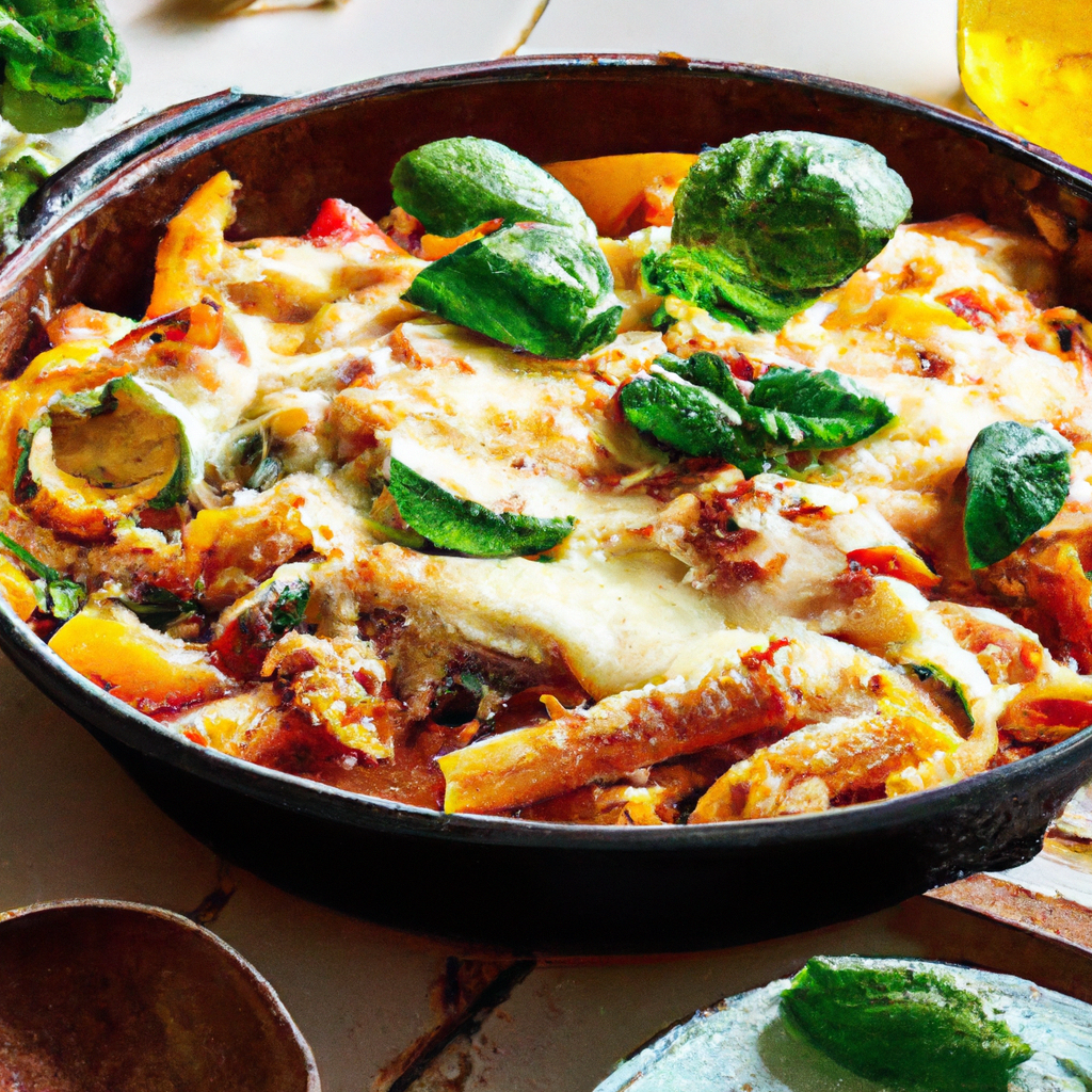 Roasted Vegetable Pasta Bake