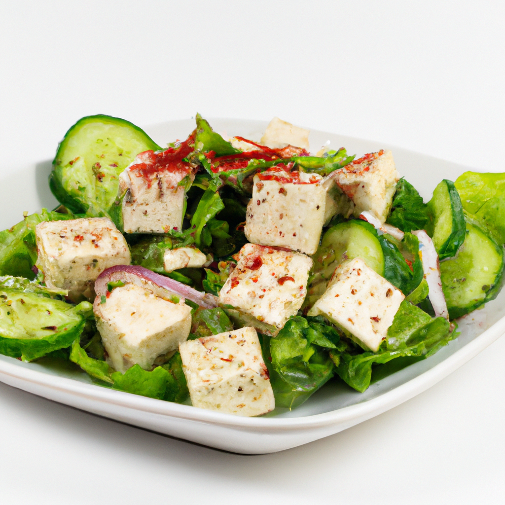 Tofu And Cucumber Salad