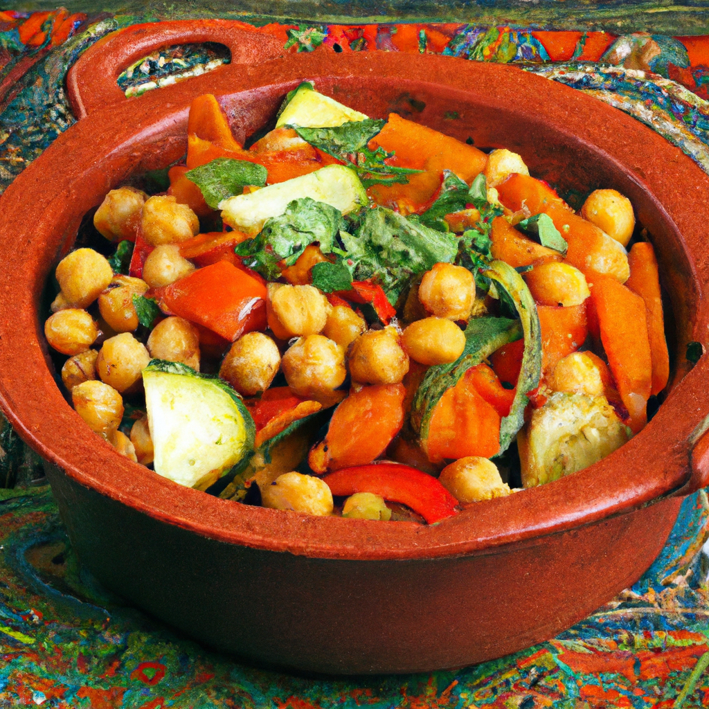 Moroccan Vegetable Tagine With Chickpeas