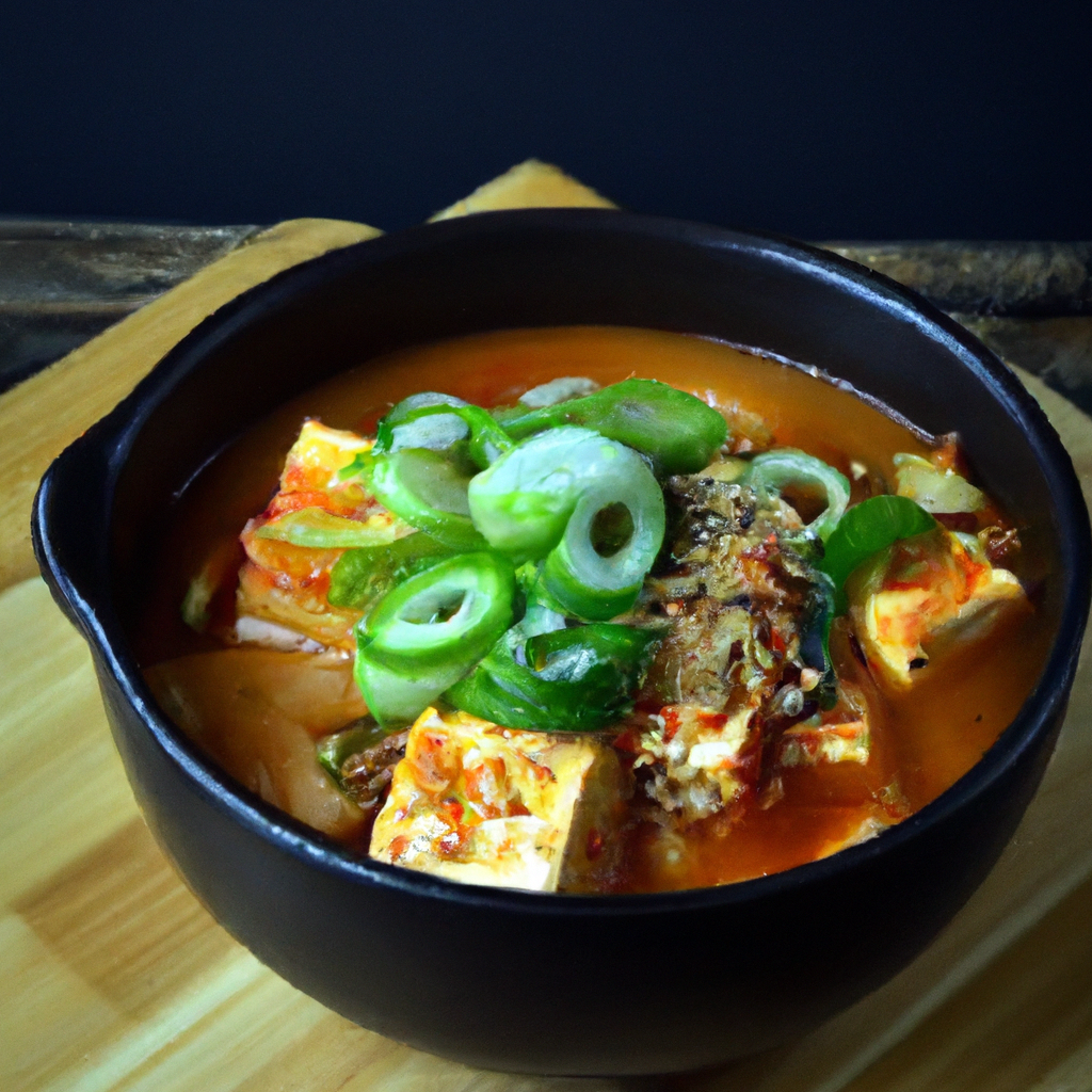 Spicy Kimchi Tofu Jjigae