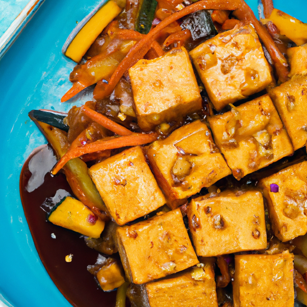 Spicy Gochujang Tofu Stir Fry