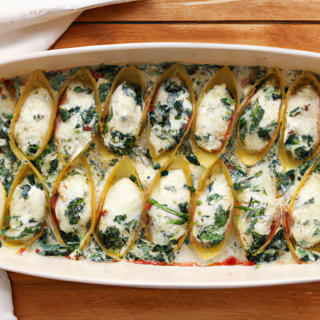 Spinach And Ricotta Stuffed Shells