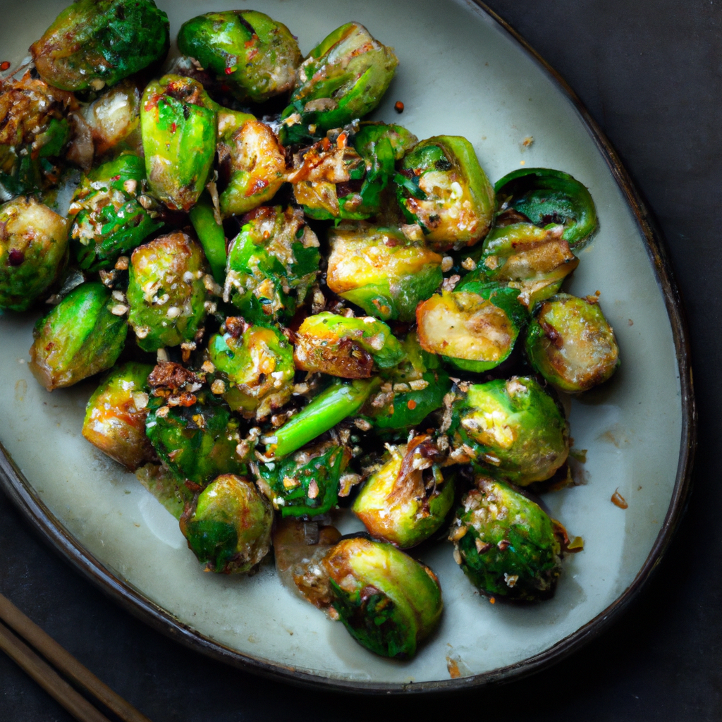 Crispy Szechuan Brussels Sprouts
