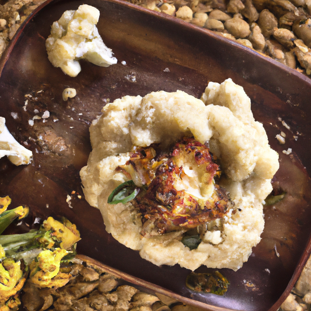 Quinoa Stuffed Cauliflower