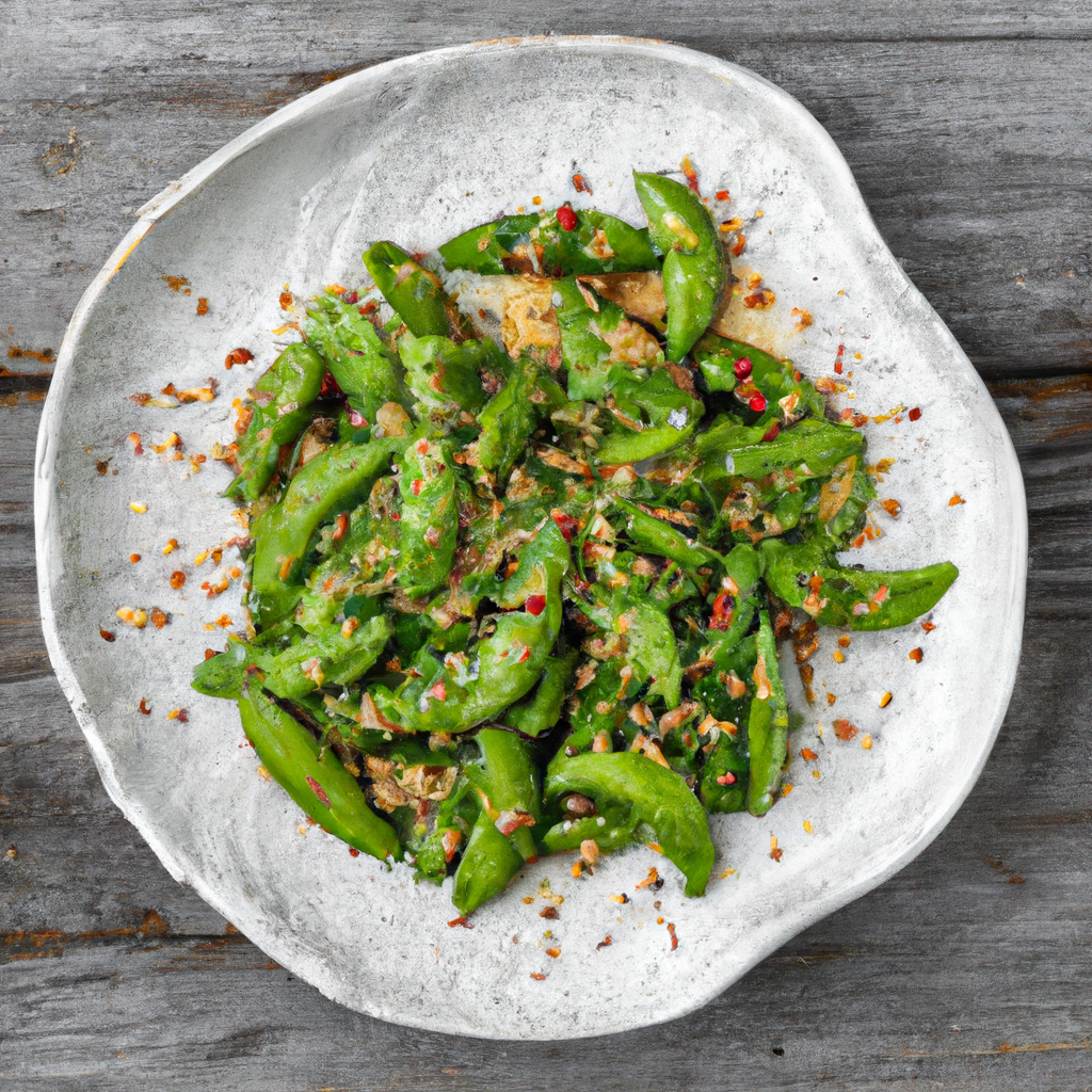 Garlic Chili Snap Peas