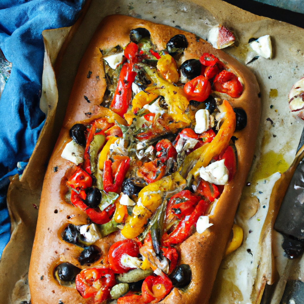 Mediterranean Vegetable Focaccia
