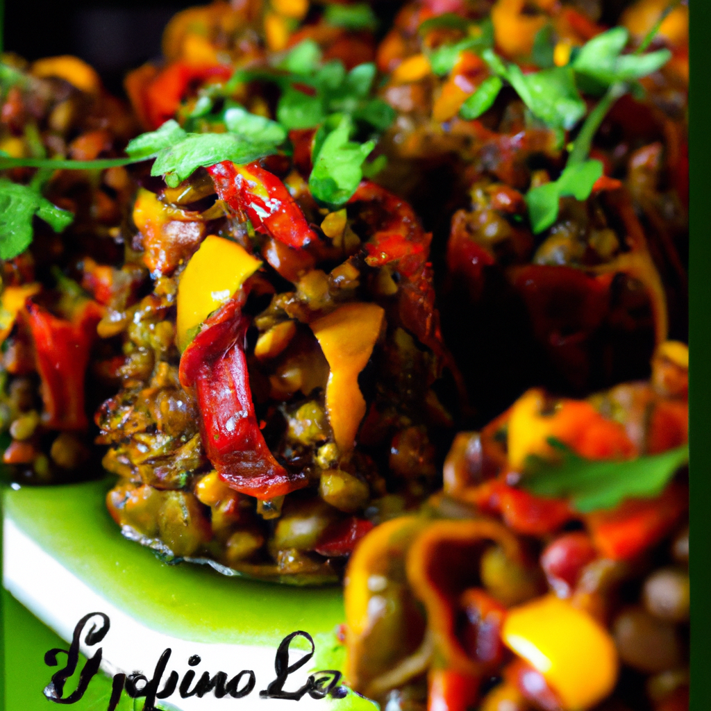 Mediterranean Lentil And Rice Stuffed Peppers