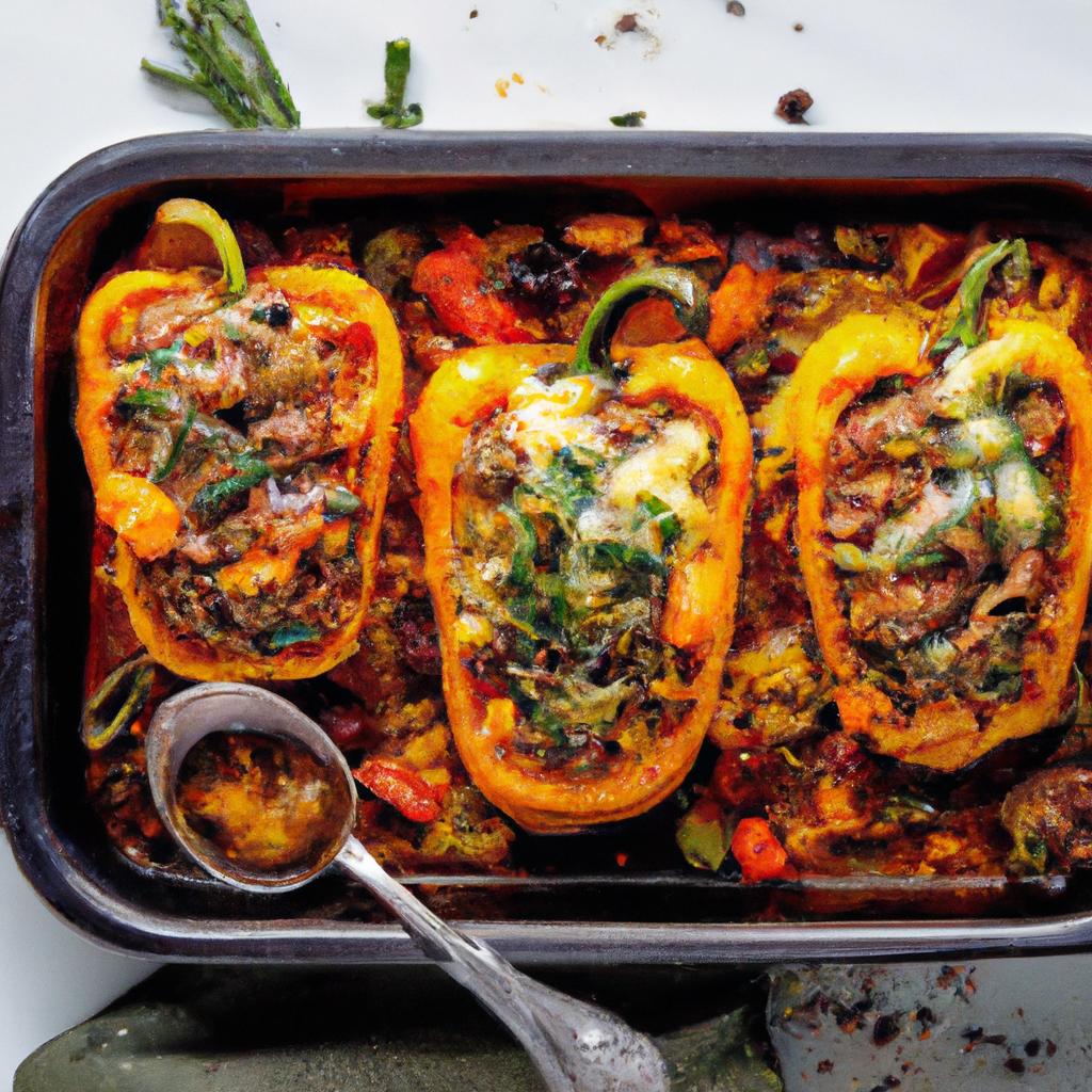 Peruvian Stuffed Peppers Rellenos
