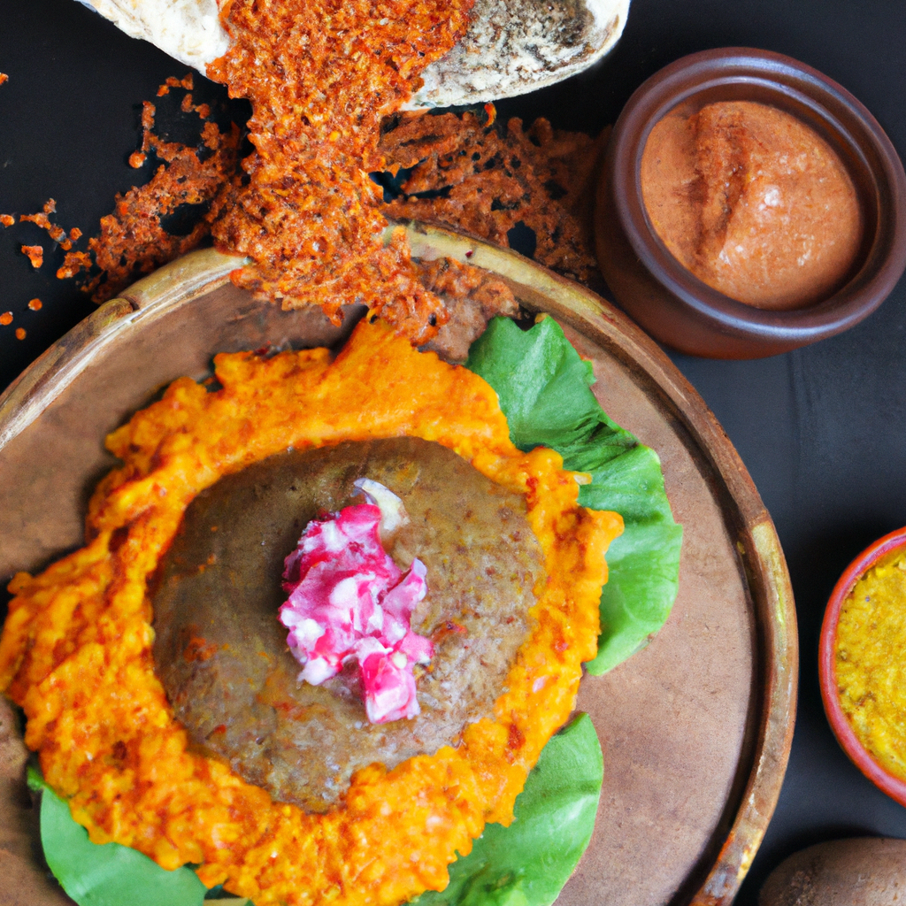 Misir Fitfit Bet Siljo Lentil Stew With Mustard And Injera