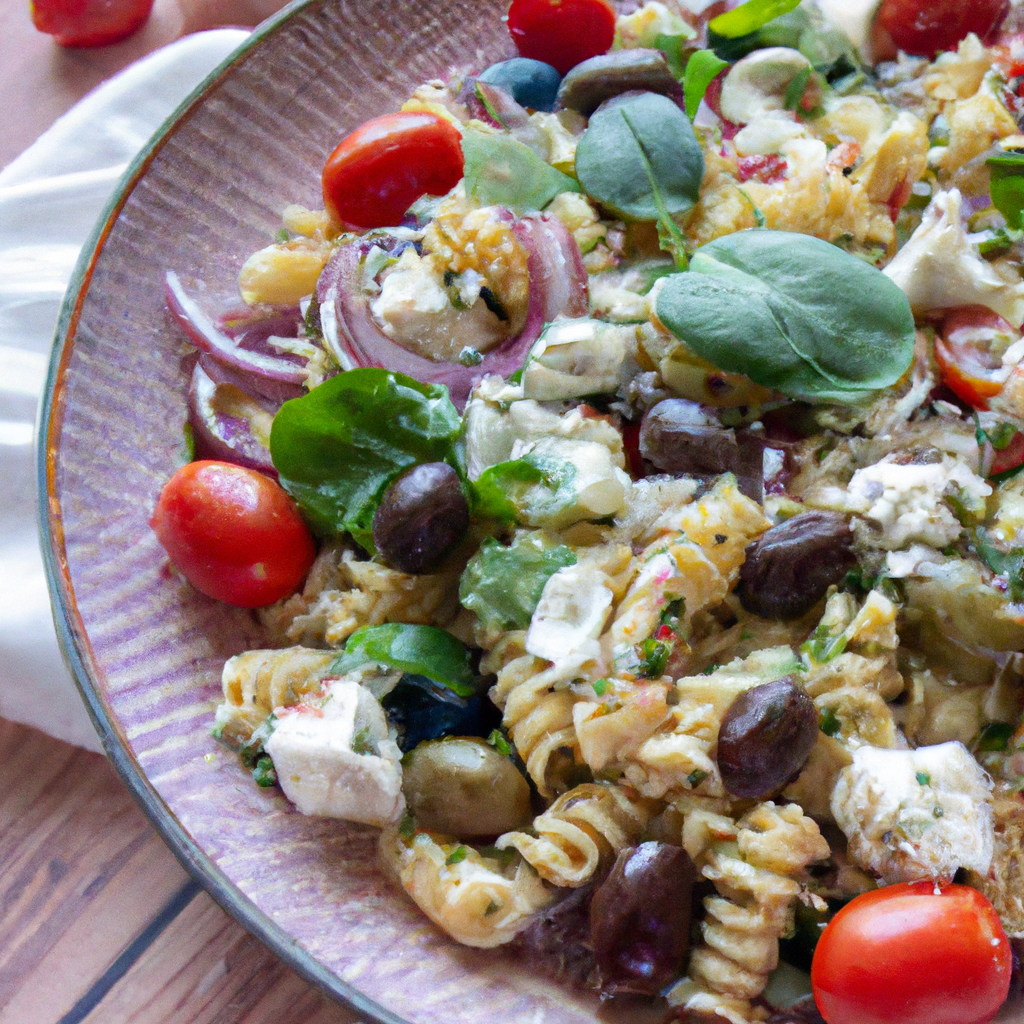 Spinach And Feta Pasta Salad