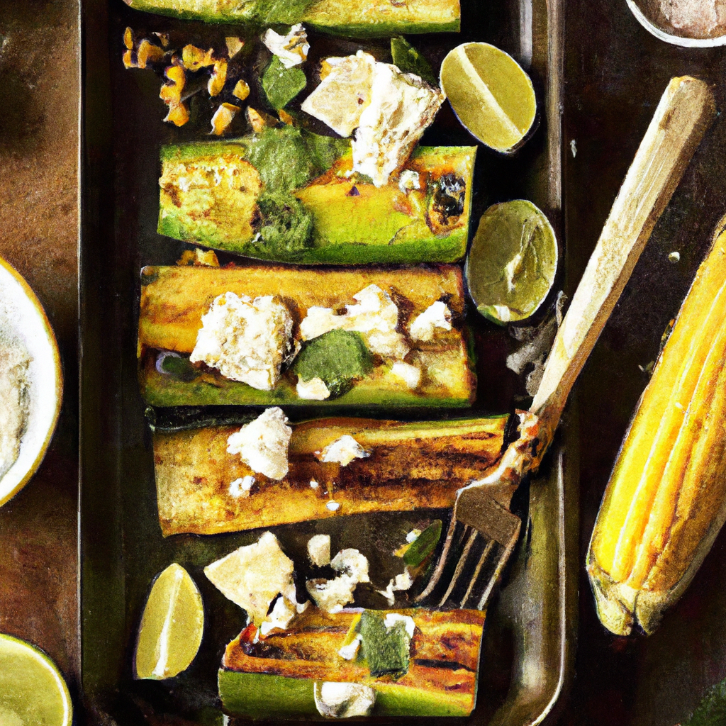 Grilled Zucchini And Corn Enchiladas