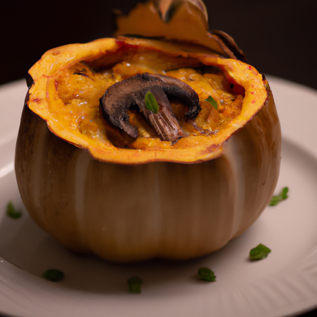 Escondidinho De Ab&oacute;bora Com Cogumelos Pumpkin And Mushroom Shepherd&rsquo;s Pie
