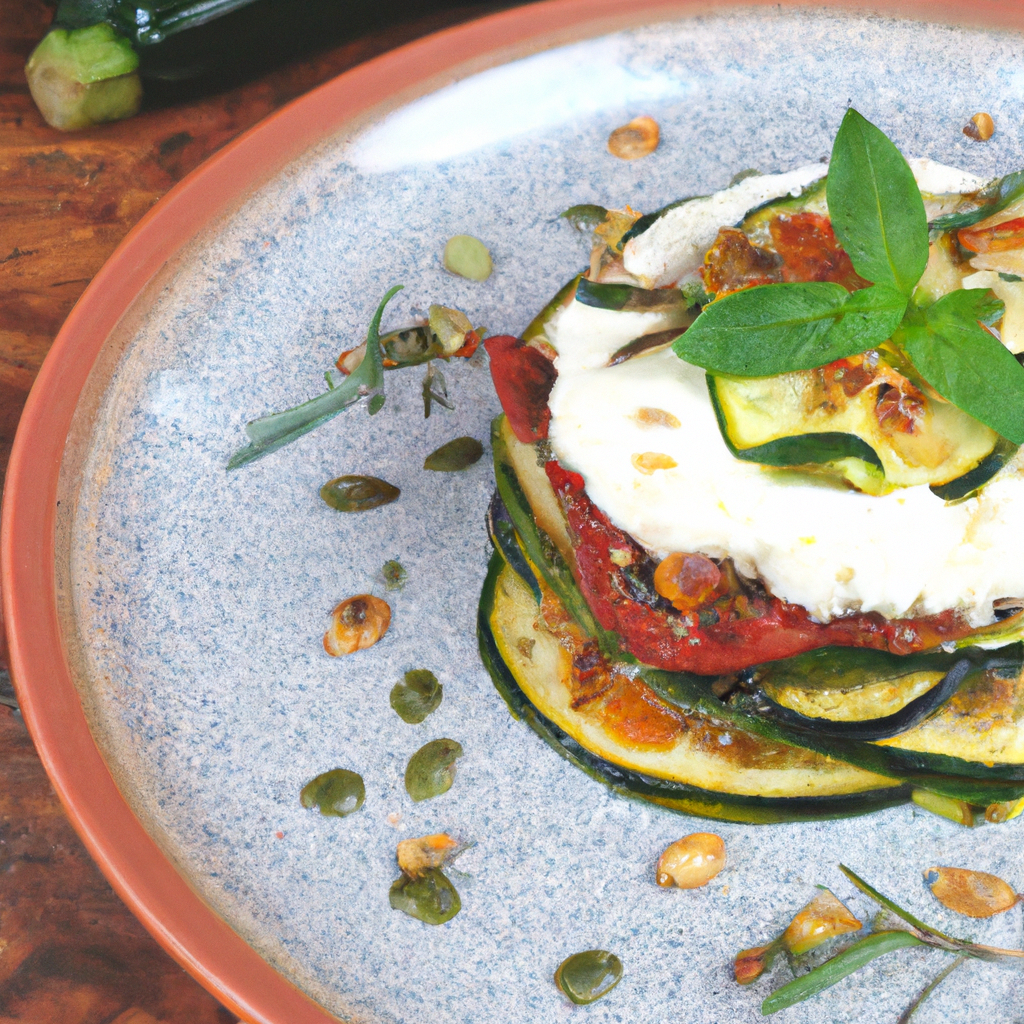 Baked Ratatouille With Goat Cheese