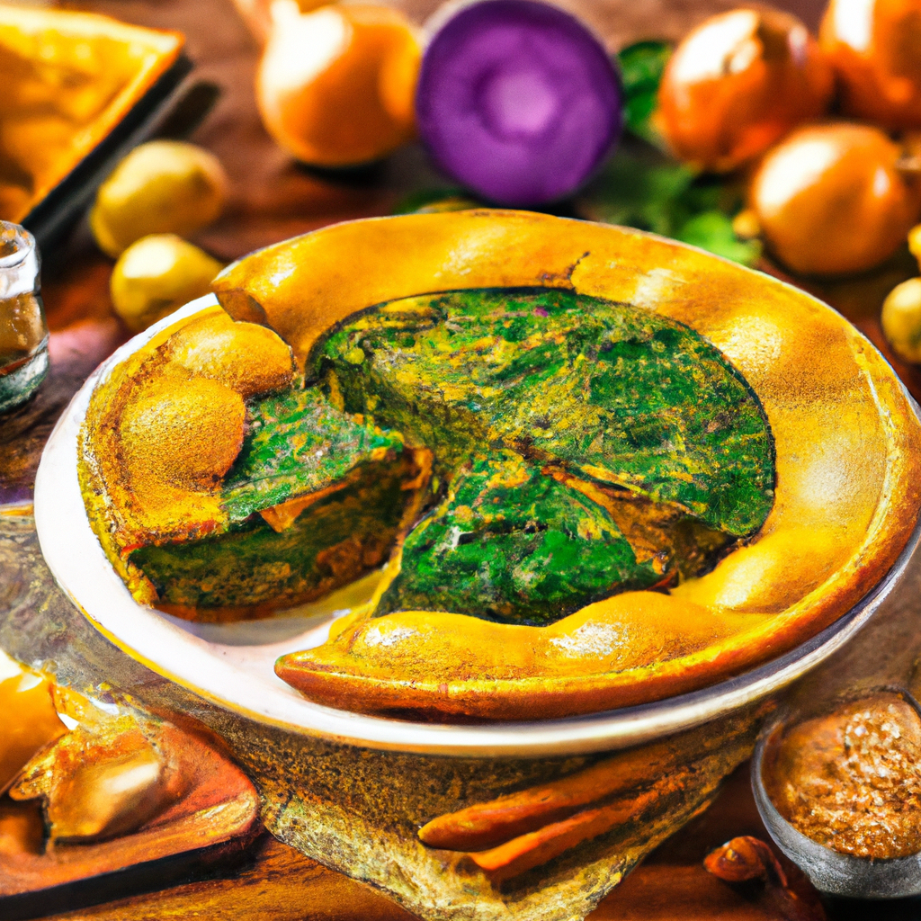 Callaloo And Sweet Potato Pie