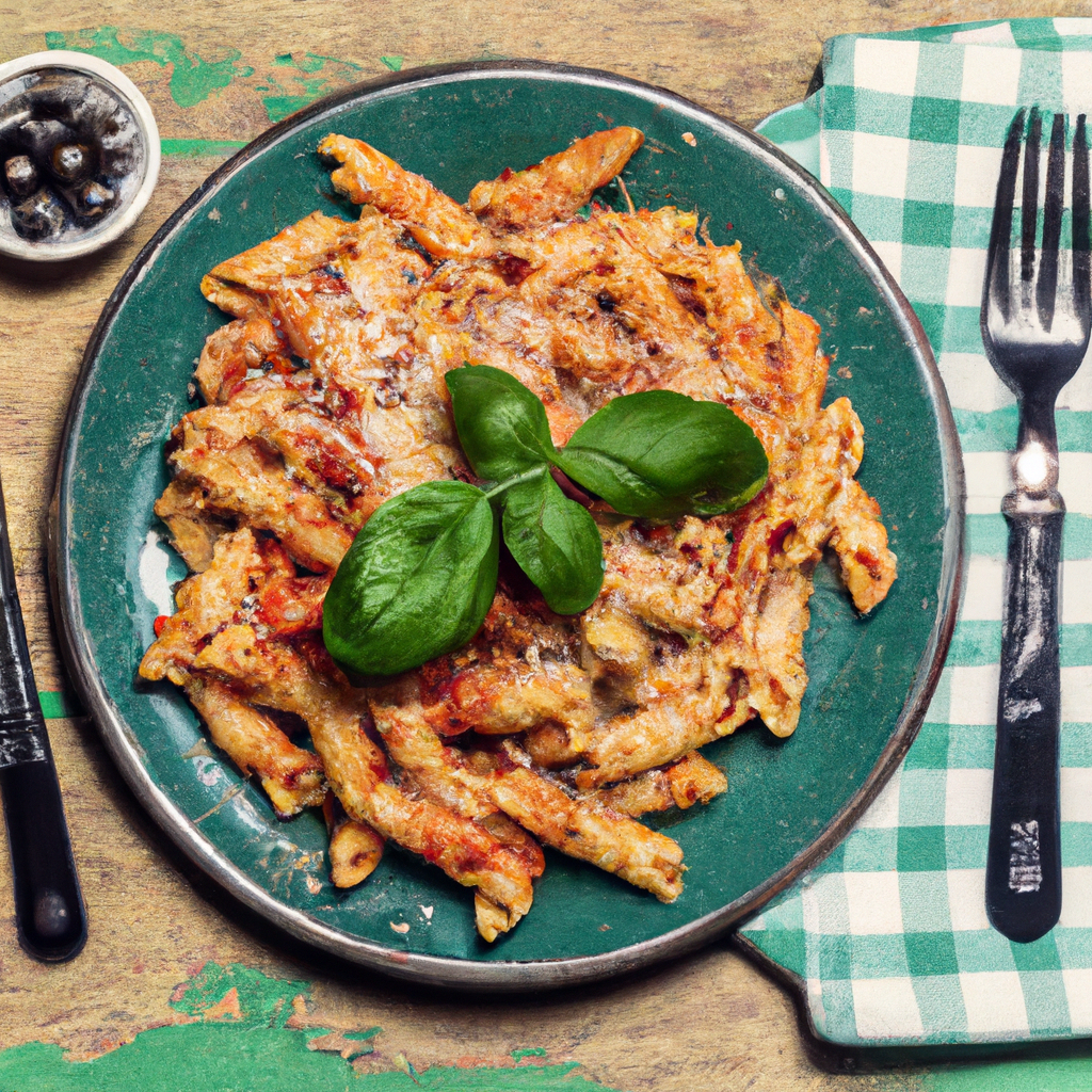 Pasta With Tomato And Olive Sauce